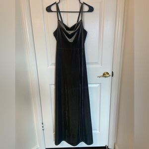 Birdy Grey Ash Velvet Olive XS Dress